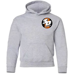 3D Offroad 2-sided print G185B Gildan Youth Pullover Hoodie