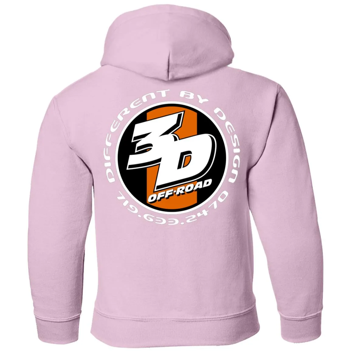 3D Offroad 2-sided print G185B Gildan Youth Pullover Hoodie