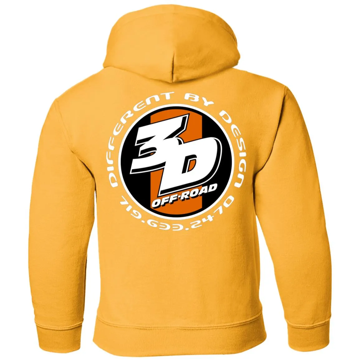 3D Offroad 2-sided print G185B Gildan Youth Pullover Hoodie