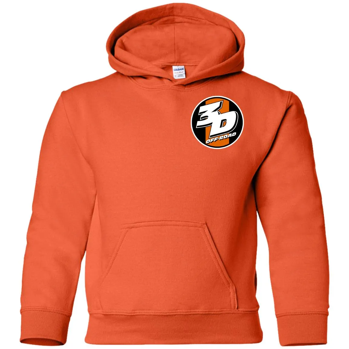 3D Offroad 2-sided print G185B Gildan Youth Pullover Hoodie