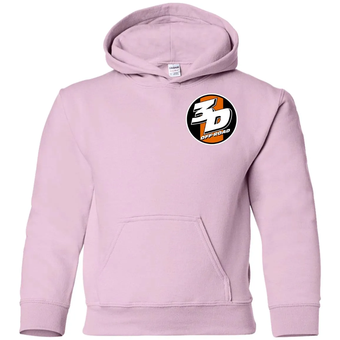 3D Offroad 2-sided print G185B Gildan Youth Pullover Hoodie