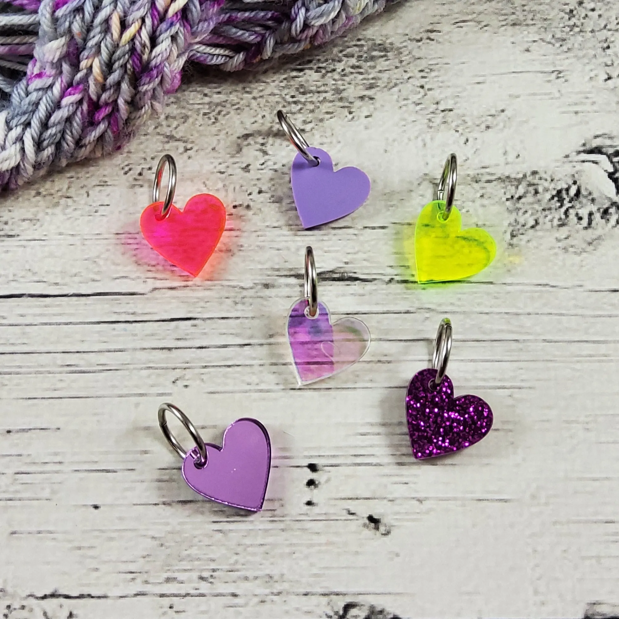 Acrylic Hearts