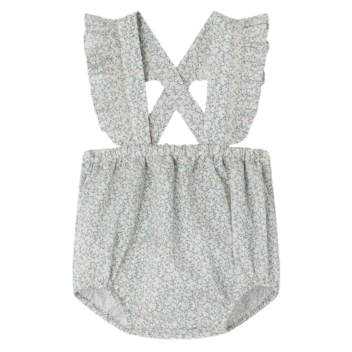 Akissi Blue Floral Romper