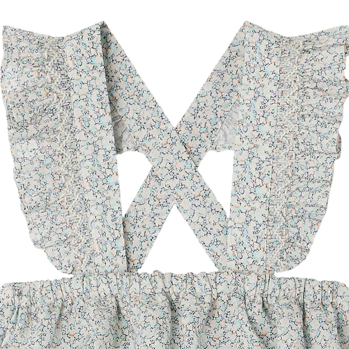 Akissi Blue Floral Romper