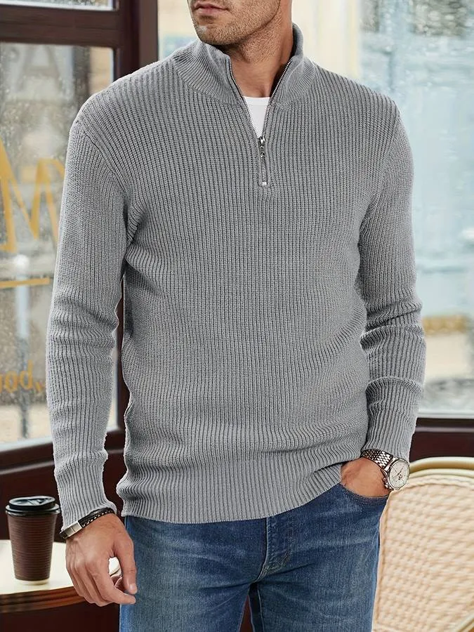 Alpha zip pullover – stylish elegance and versatility