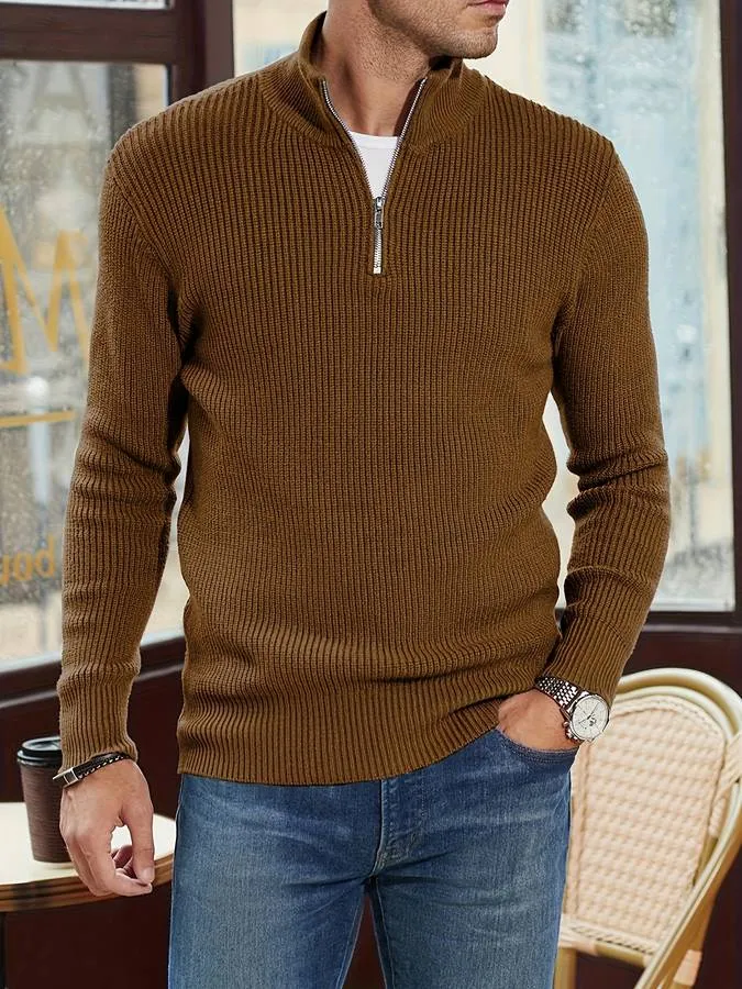 Alpha zip pullover – stylish elegance and versatility