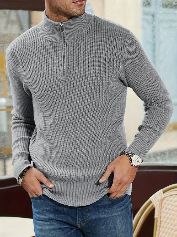 Alpha zip pullover – stylish elegance and versatility