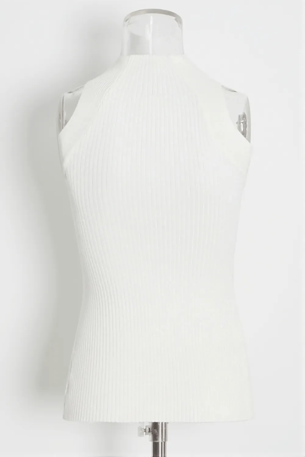 Alyzah Irregularly Cutout Knit Top