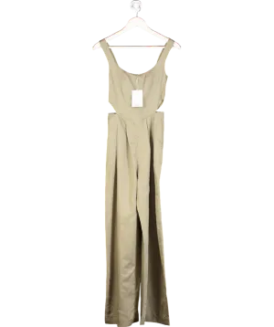 & Other Stories Green Sleeveless Cut Out Jumpsuit UK 4