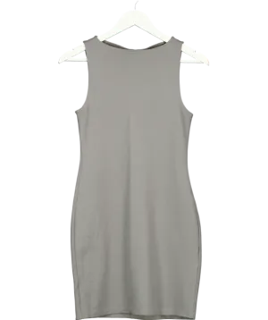 & Other Stories Grey Sleeveless Mini Dress UK S