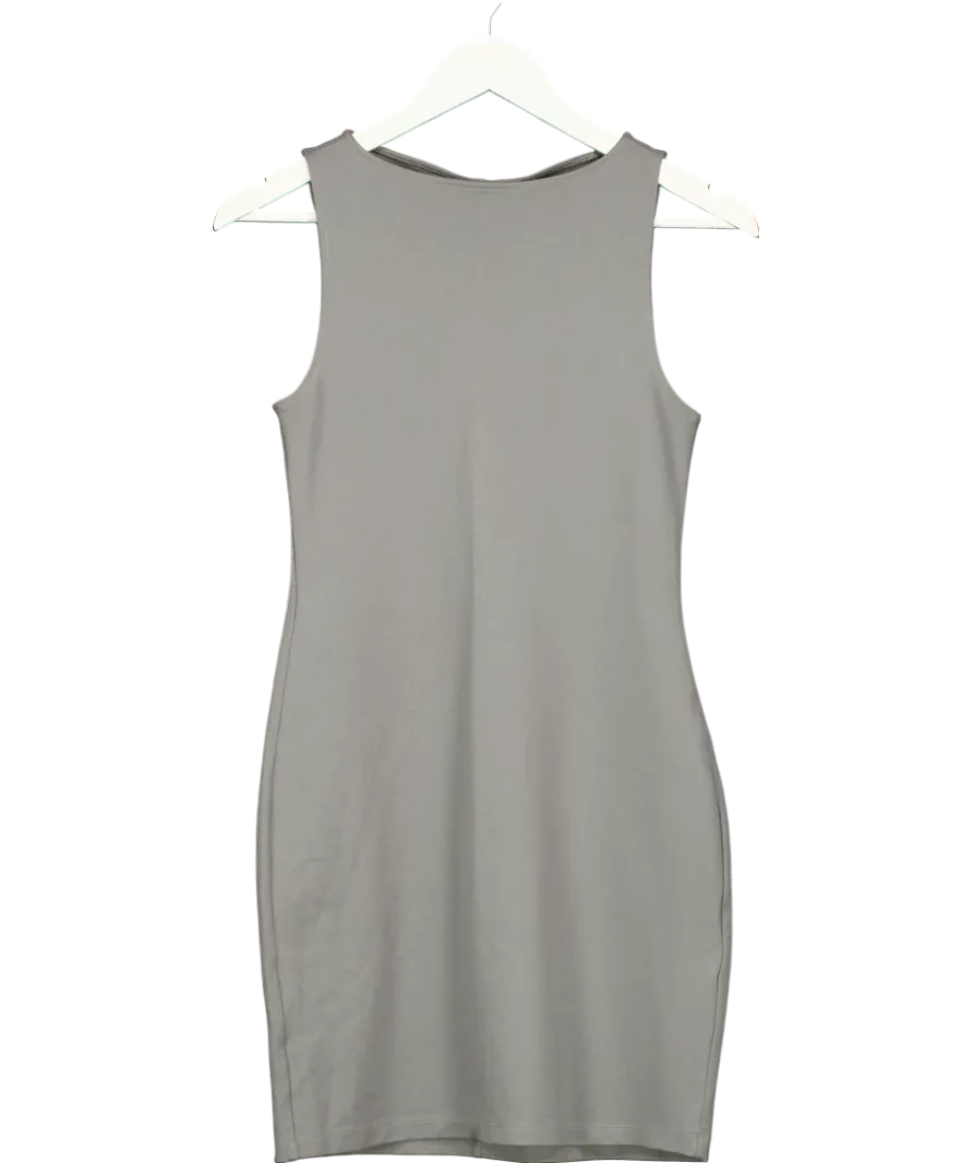 & Other Stories Grey Sleeveless Mini Dress UK S