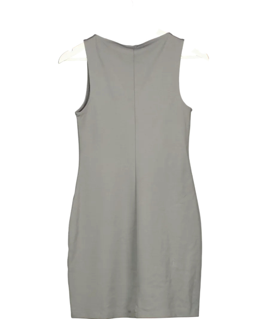 & Other Stories Grey Sleeveless Mini Dress UK S
