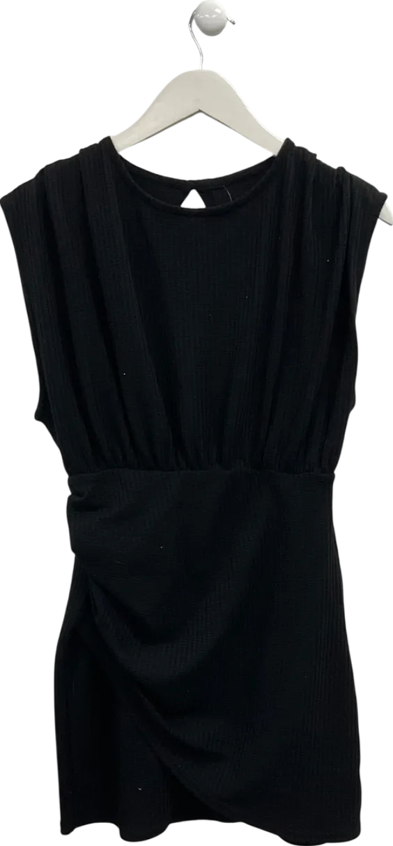 ASOS Black Sleeveless Openback Mini Dress UK 14