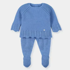 AW Mac Ilusion Blue Knitted 2 Piece Set