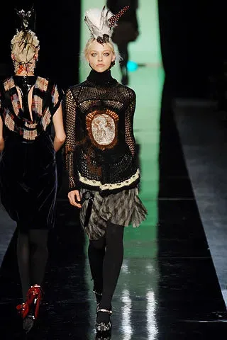 AW2007 Jean Paul Gaultier crochet knit