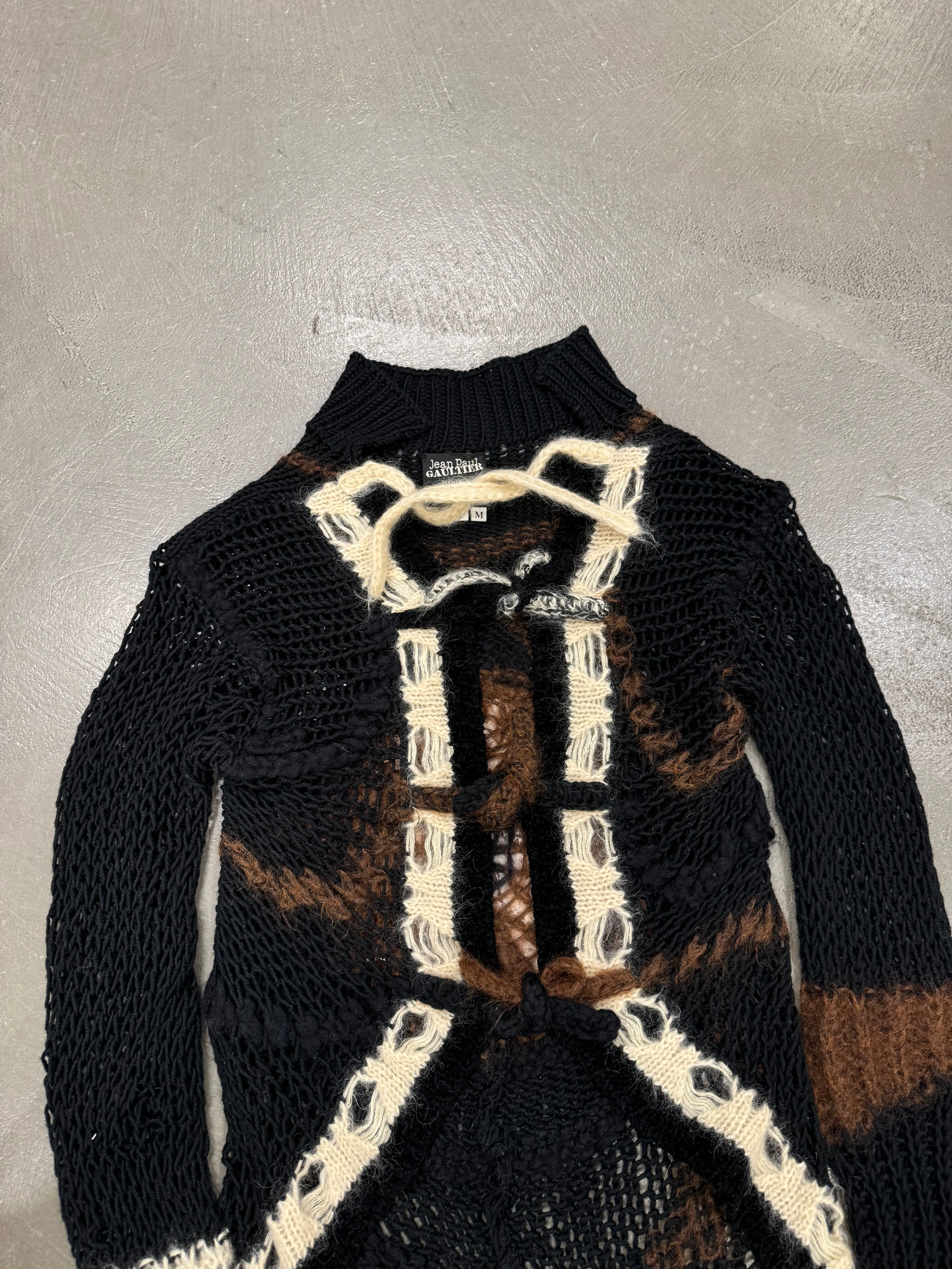 AW2007 Jean Paul Gaultier crochet knit