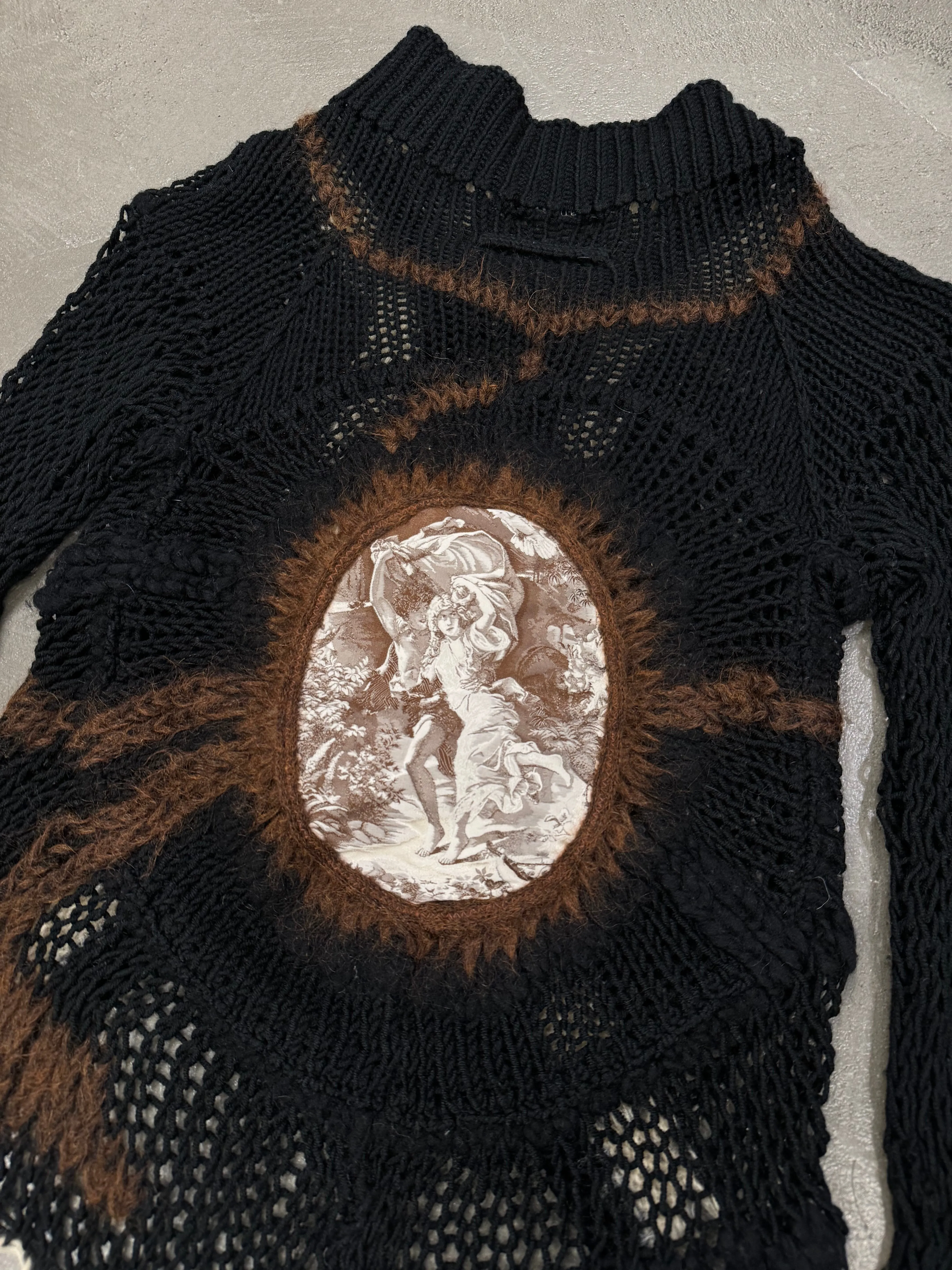 AW2007 Jean Paul Gaultier crochet knit