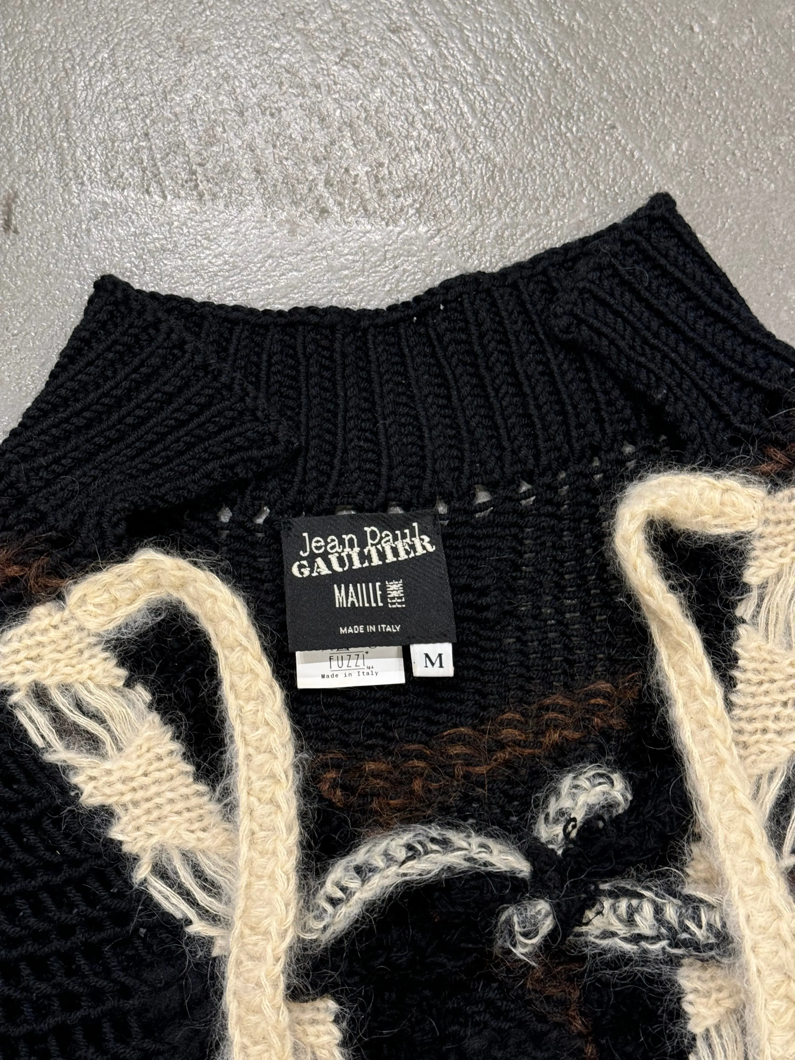 AW2007 Jean Paul Gaultier crochet knit