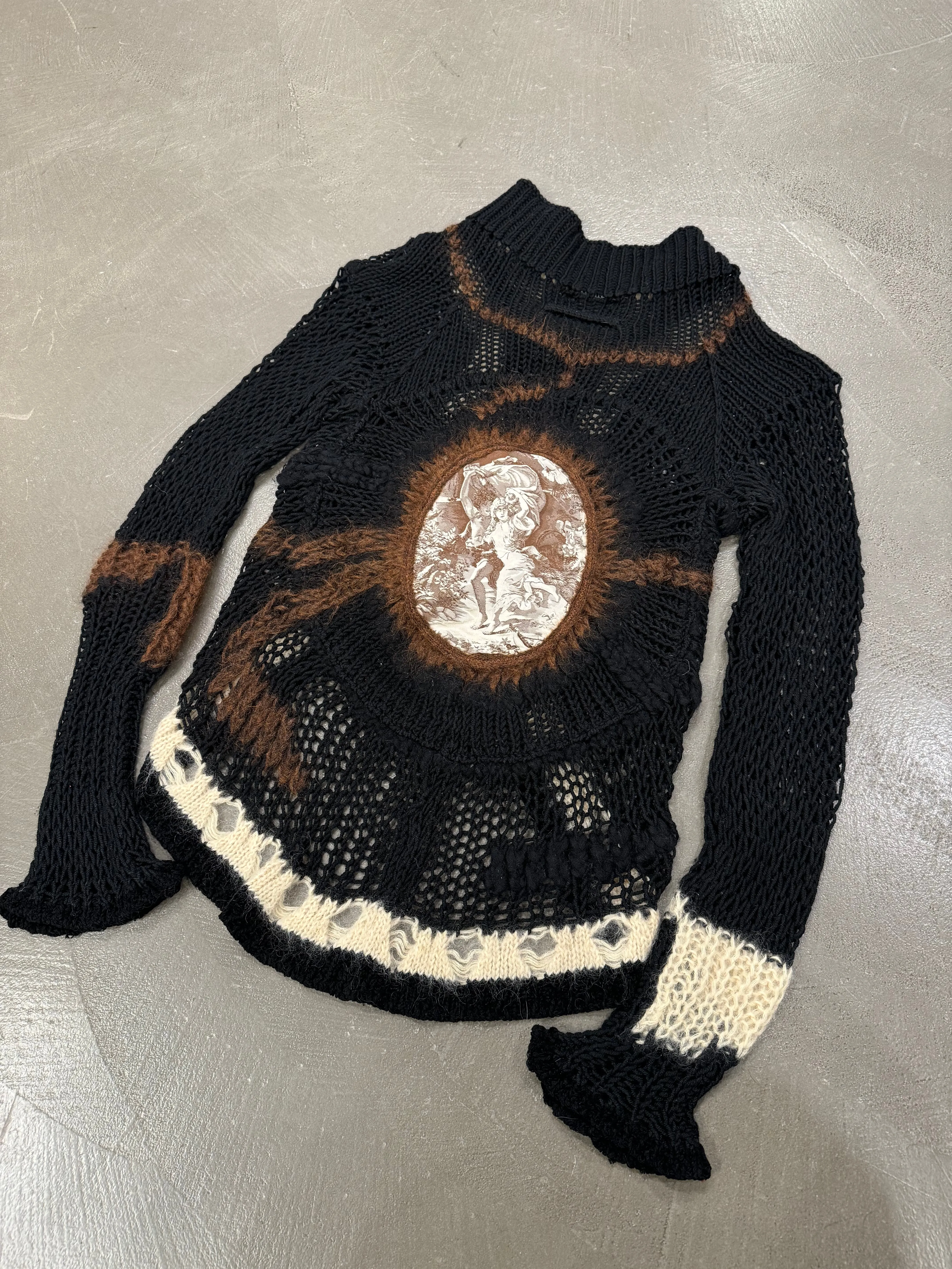 AW2007 Jean Paul Gaultier crochet knit