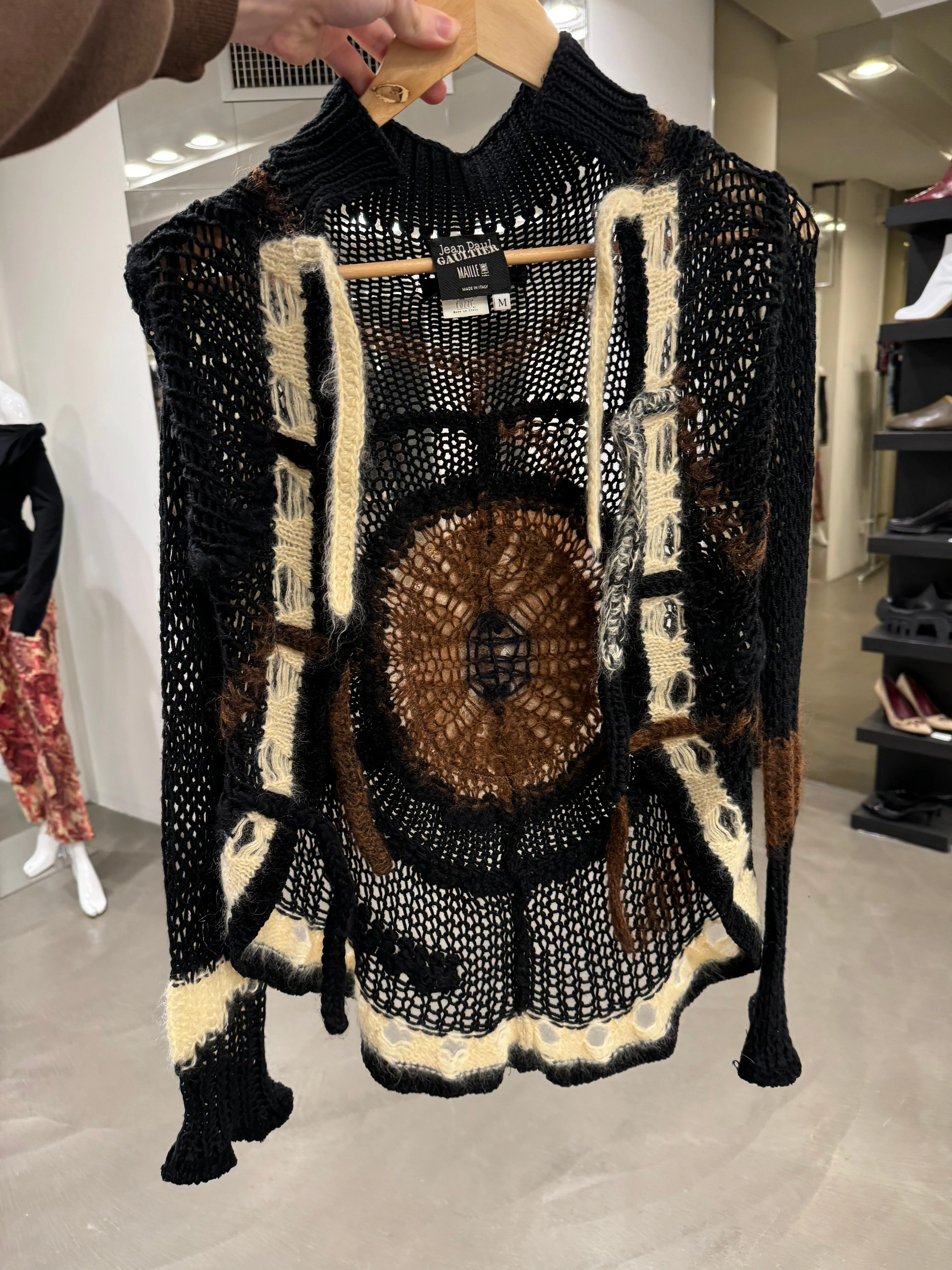 AW2007 Jean Paul Gaultier crochet knit