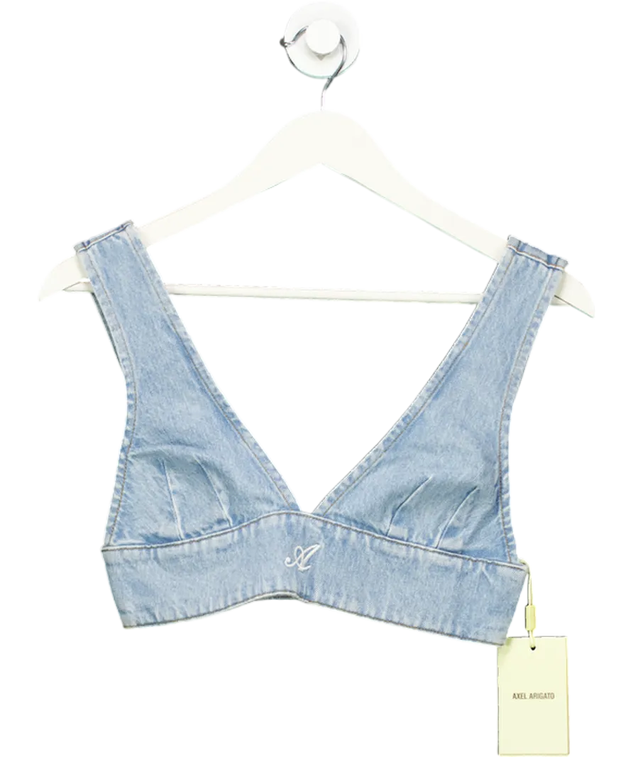 AXEL ARIGATO Blue Jules Denim Top UK S