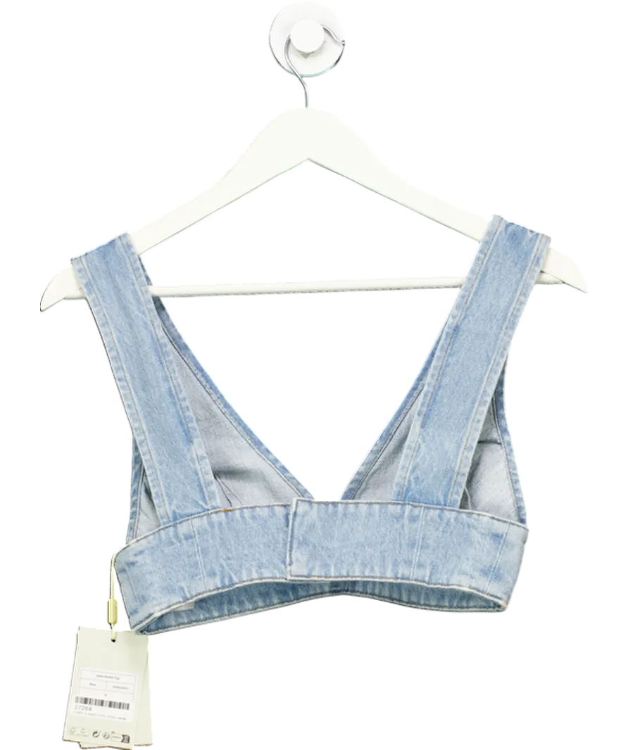 AXEL ARIGATO Blue Jules Denim Top UK S