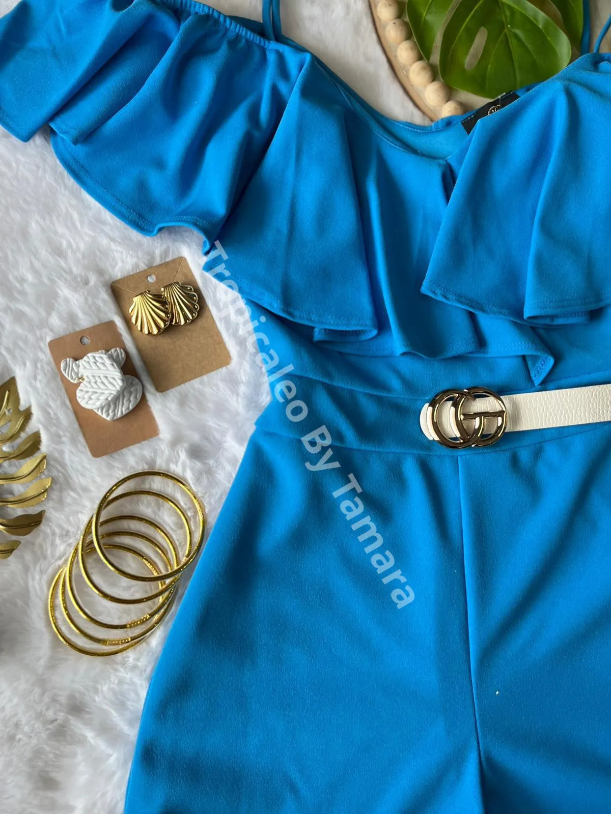 Azure Flutter Romper