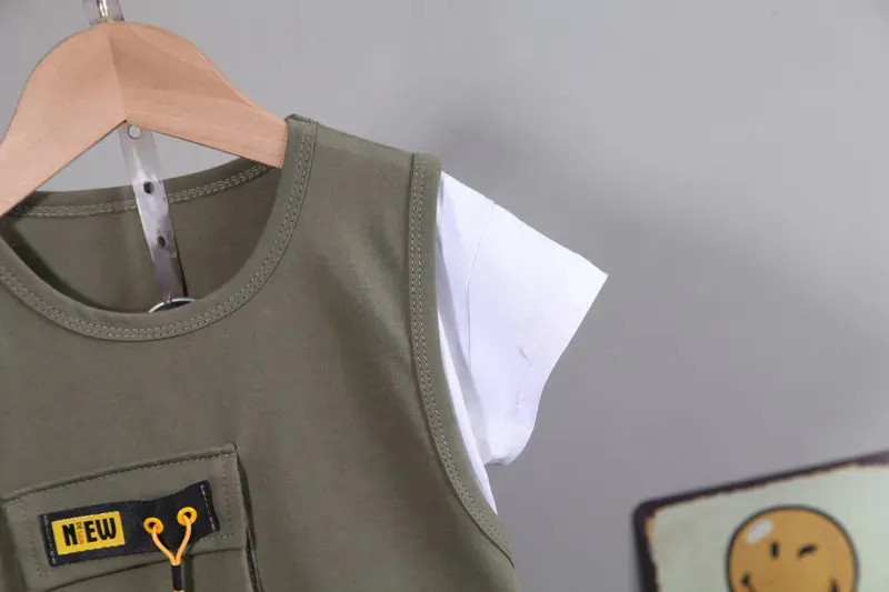 Baby Boys Cotton Clothes for Summer