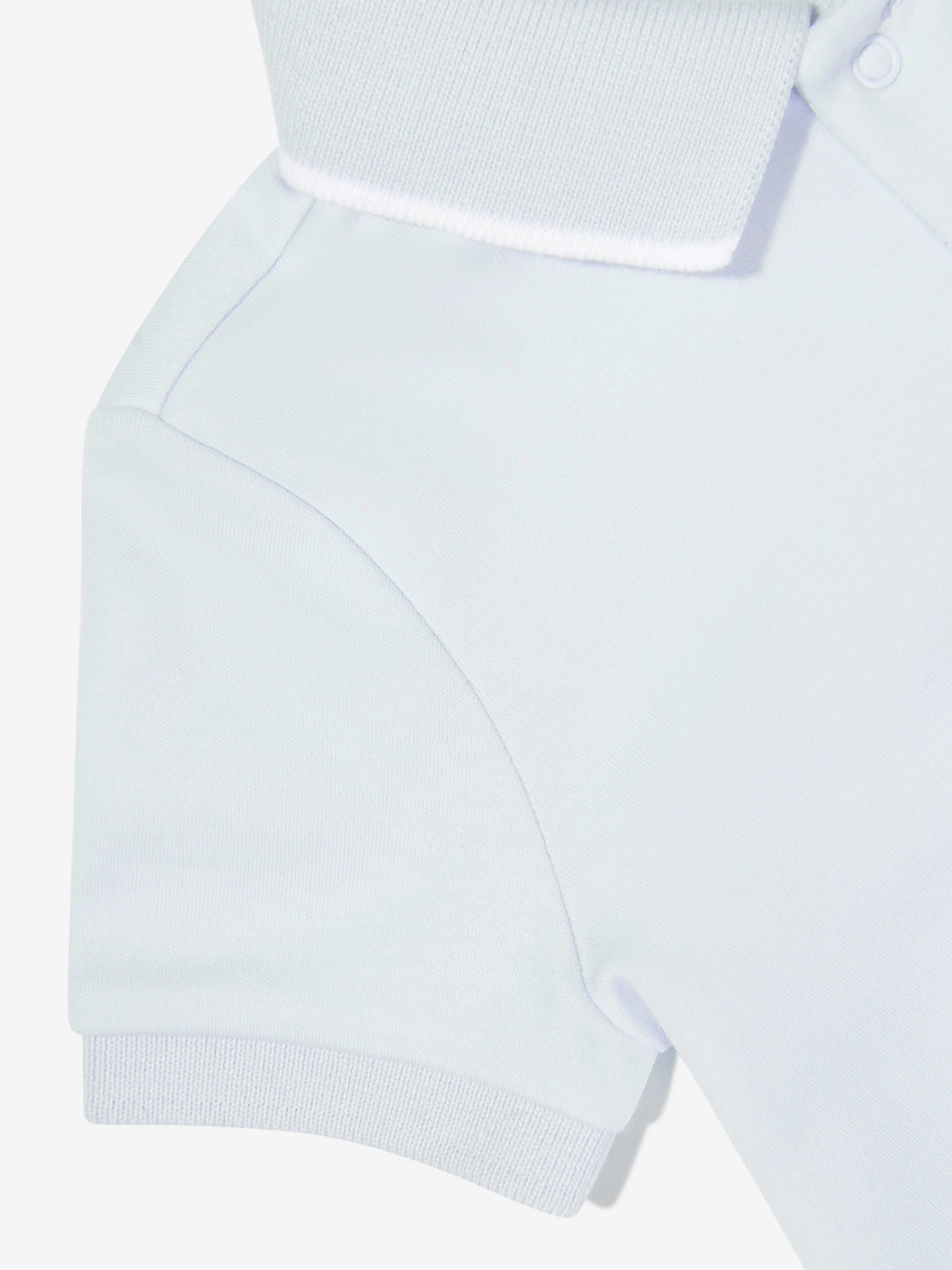 Baby Boys Polo Romper in Blue