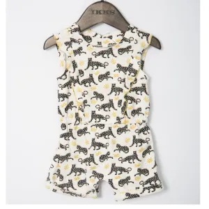 Baby Girl Tiger Short Romper