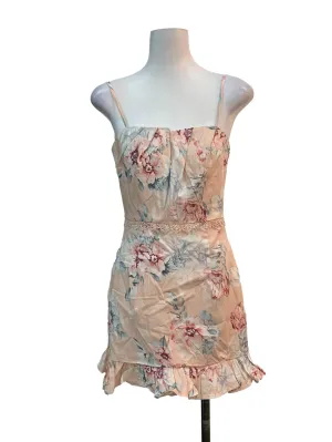 Baby Pink Floral Romper