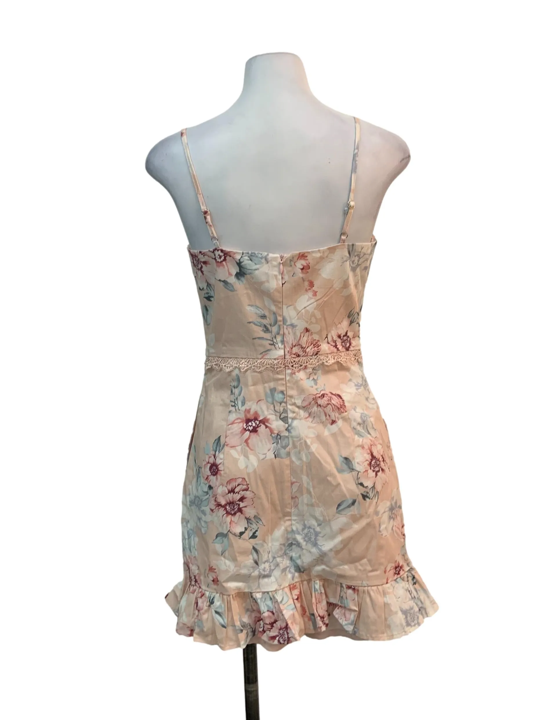 Baby Pink Floral Romper