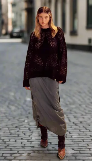 Basic Pleasure Mode Chain Mail Knit Jumper
