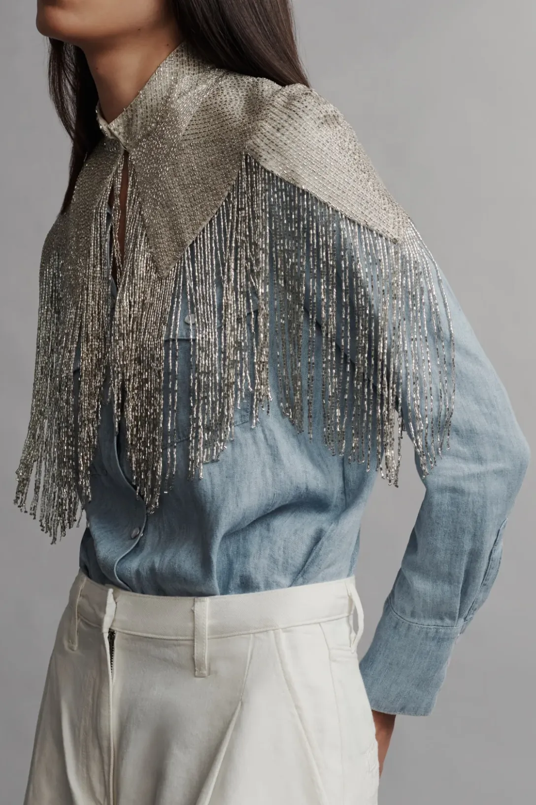 Beaded Topper | Ivory