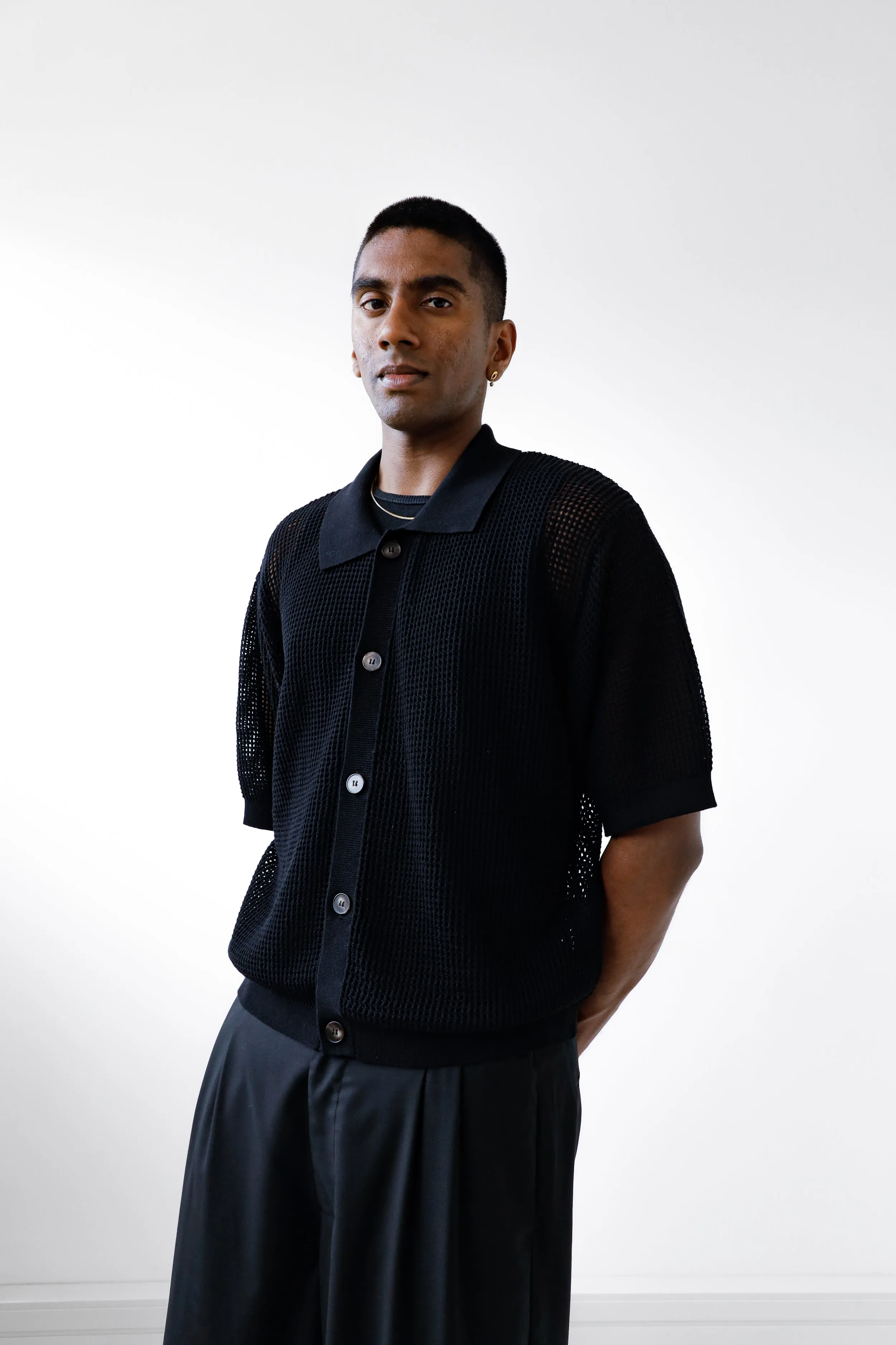 Beat Crochet Polo Black