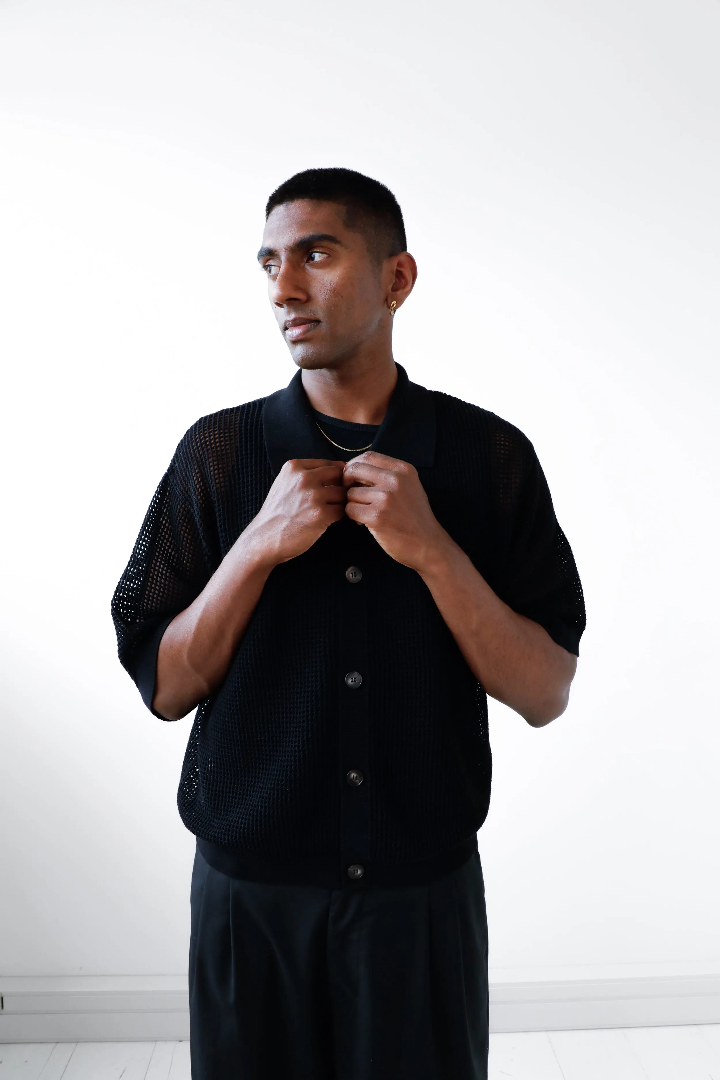 Beat Crochet Polo Black