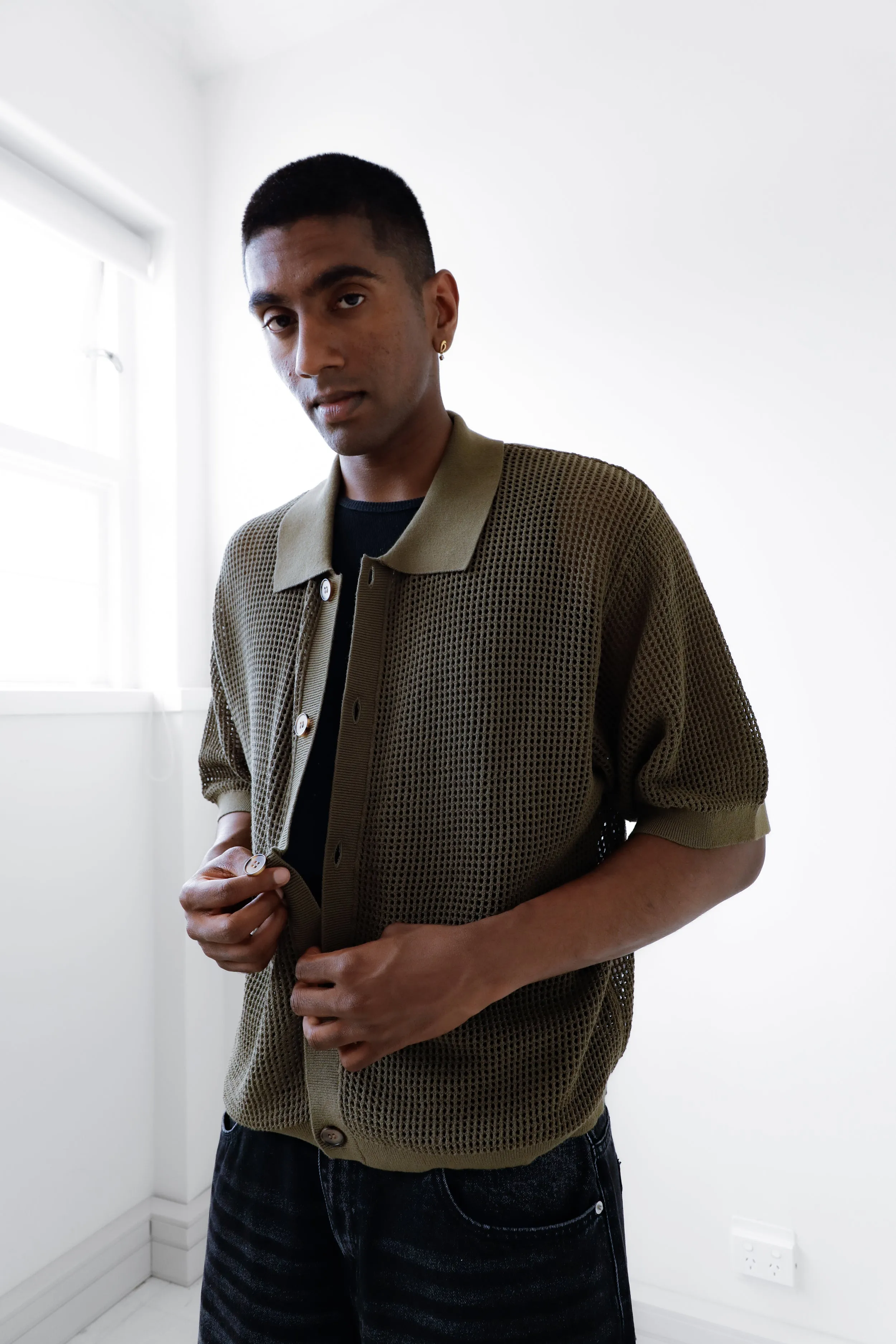 Beat Crochet Polo Olive