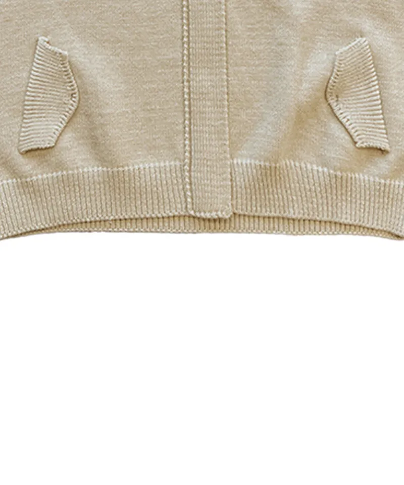 BENECIA 12 Dewey Knit Vest - Beige