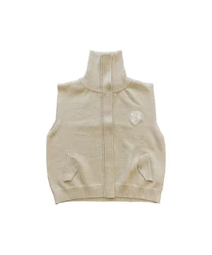 BENECIA 12 Dewey Knit Vest - Beige