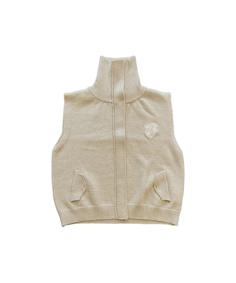 BENECIA 12 Dewey Knit Vest - Beige