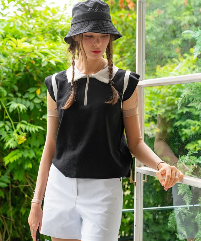 BENECIA 12 Liz Cap Sleeve Knit - Black