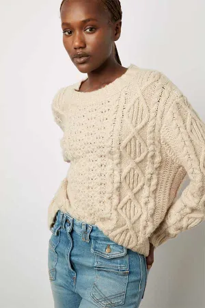 BILLIE PIPING TWISTED SWEATER