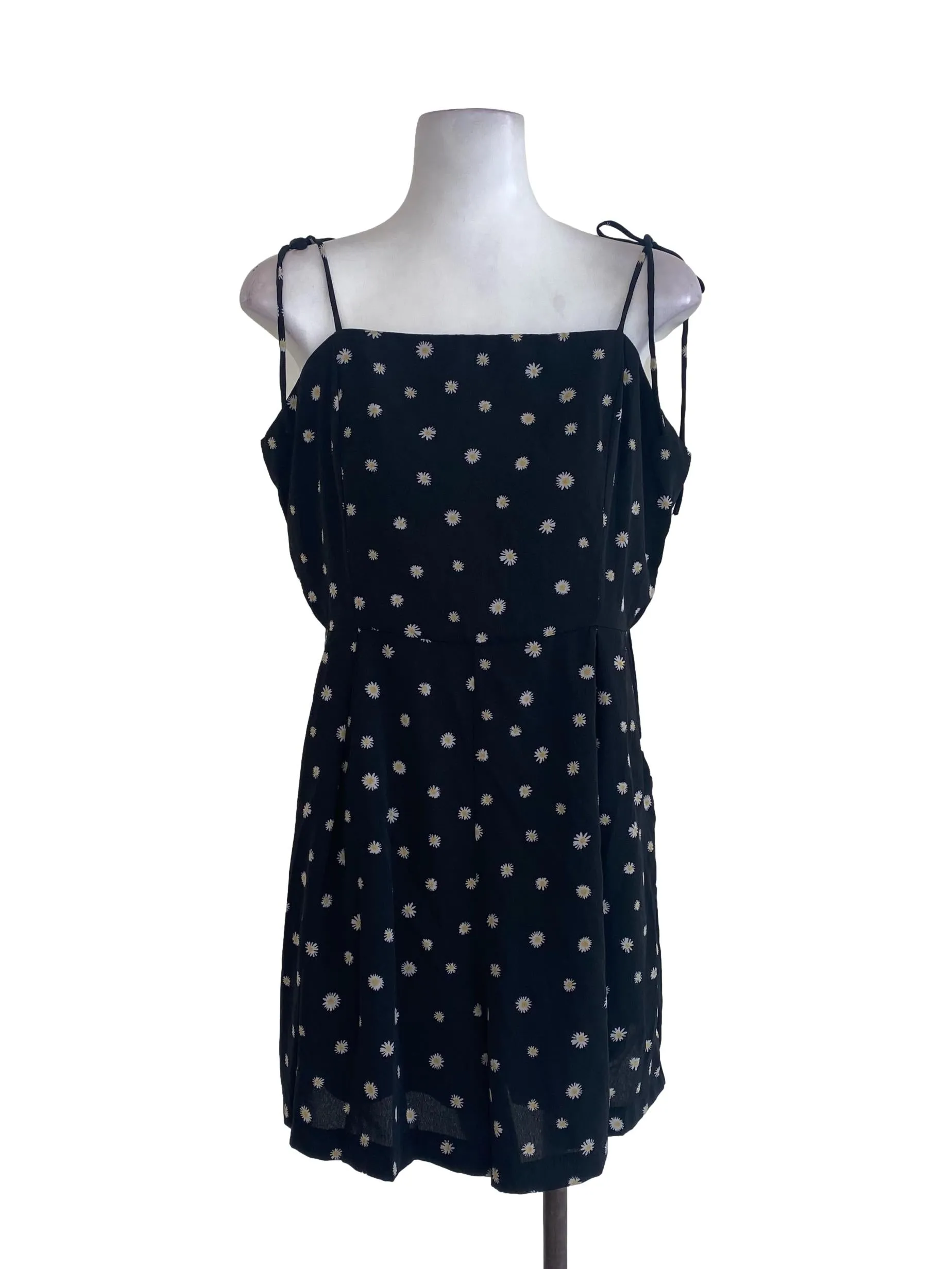 Black Floral Romper