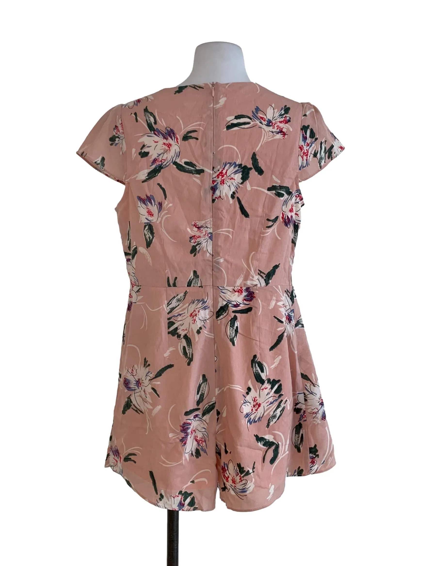 Blush Pink Floral Romper