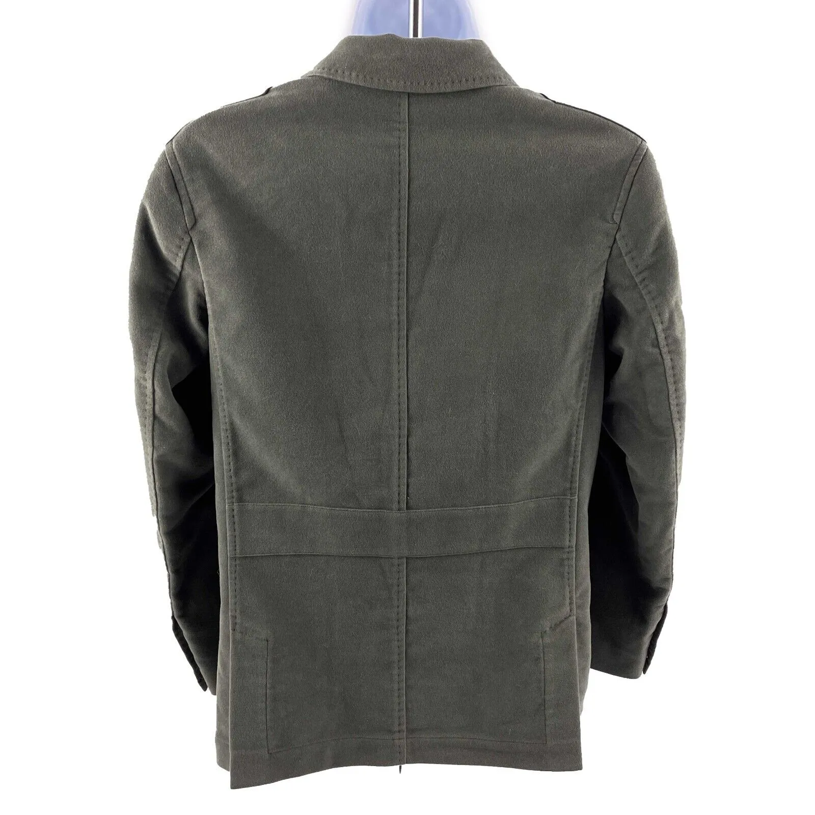 Brunello Cucinelli Cashmere Military Blazer Dark Green Kids' 12 Adult S/M Jacket