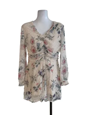 Buttermilk Floral Romper