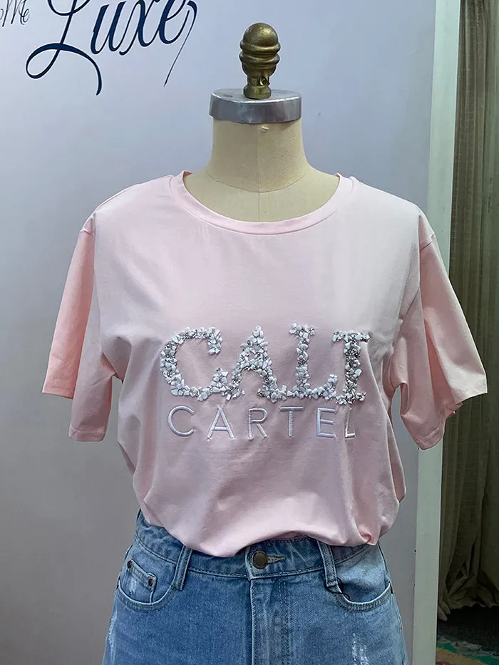 Cali Tee - Blush Pink
