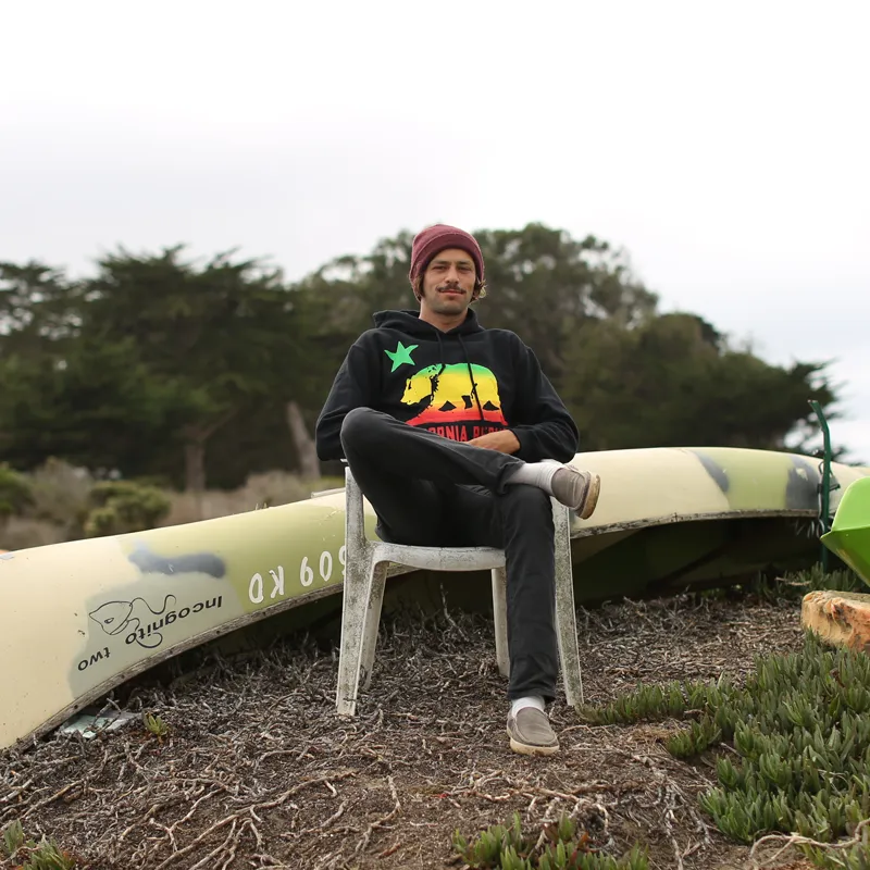 California Republic Rasta Bear Flag Asst Colors Sweatshirt Hoodie
