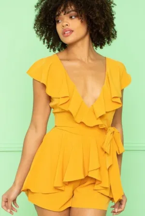 Check me out Amber Rompers