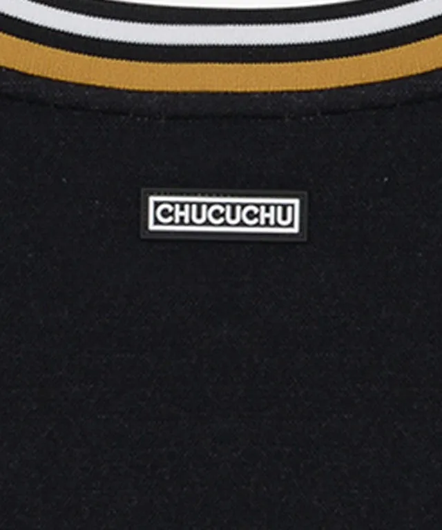 CHUCUCHU Pole Check V-Neck Vest - Mustard